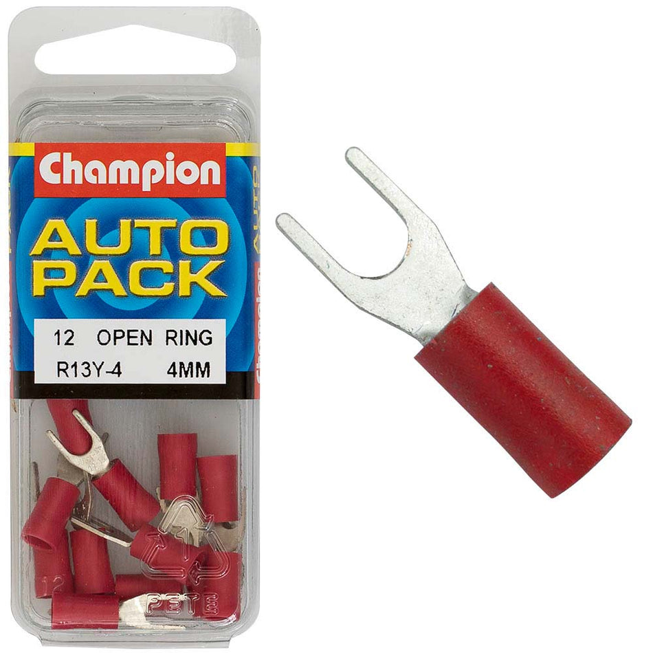 Champion Red Spade Terminal-4mm