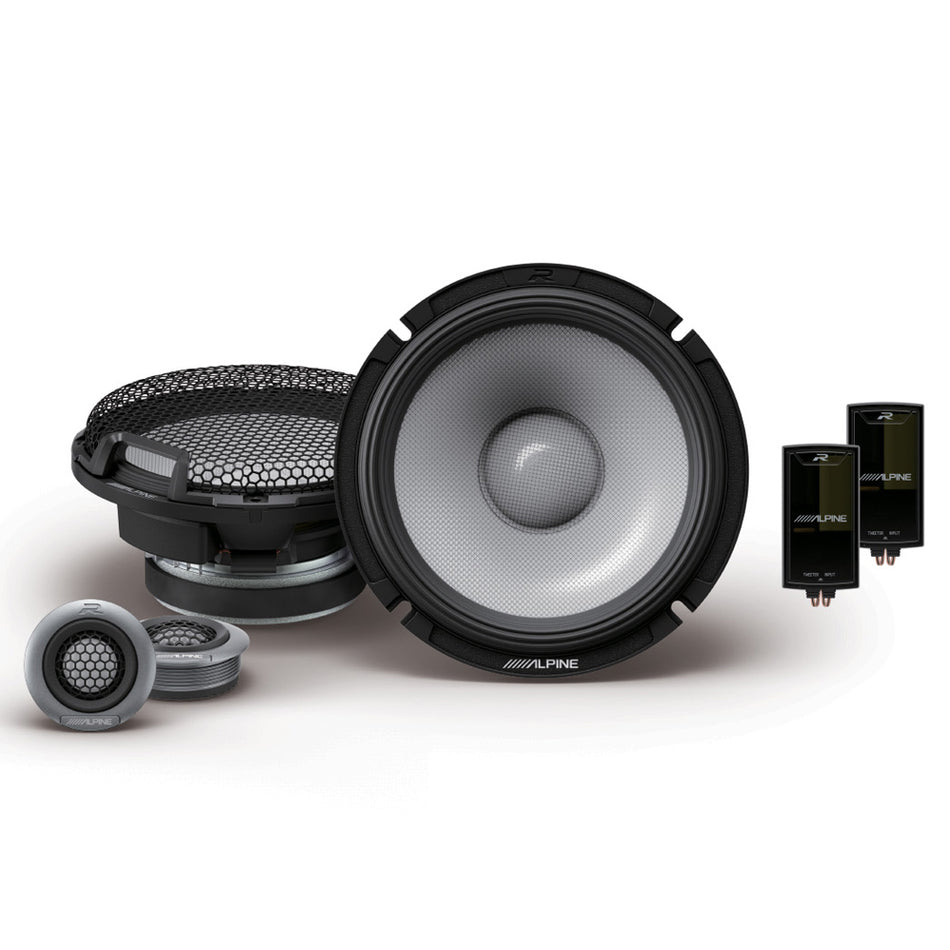 Alpine Type R 6.5" Component Speaker 2-Way 100w Rms (R2 Series)