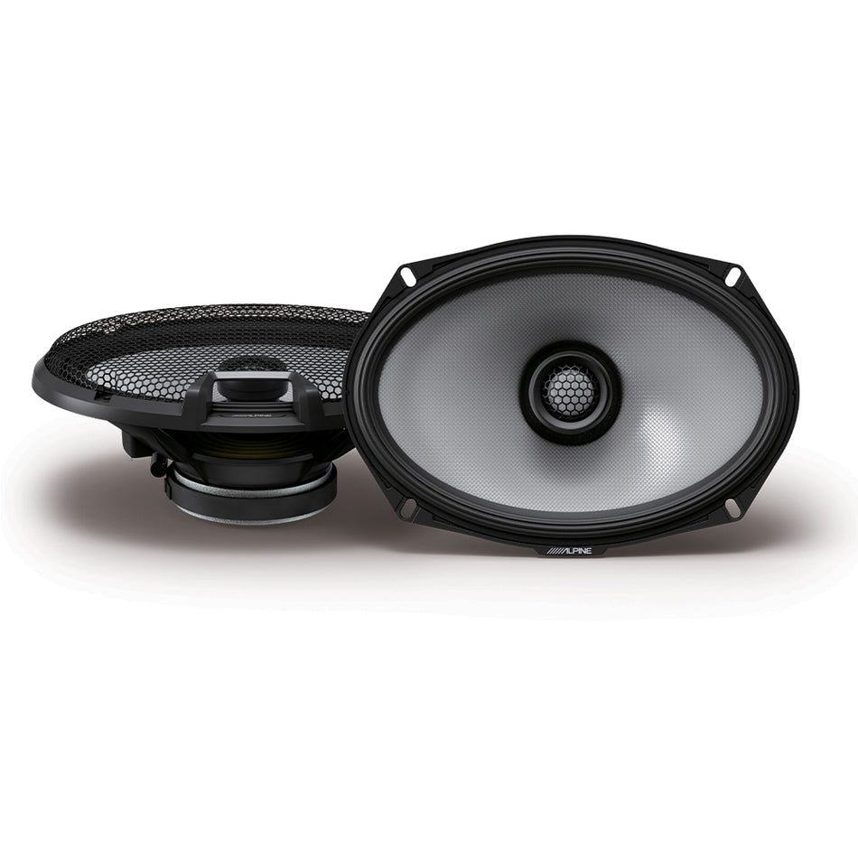 Alpine (R2 Series) 6"X9" Coaxial Speaker 2-Way 100w Rms (Pair) (With Grills) | Formula