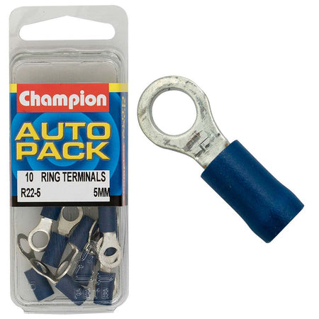 Champion 3/16in Blue Ring Terminal | ISL