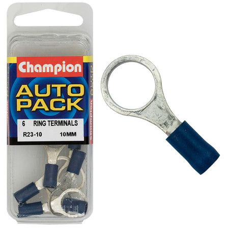Champion 10mm Blue Ring Terminal | ISL