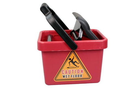 Redback Wringer Mop Bucket with Black Handle & Pedal 9L | Hobeca