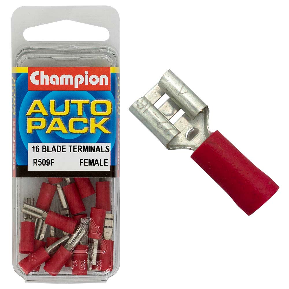 Champion Red Speaker Blade Terminal-Female | ISL