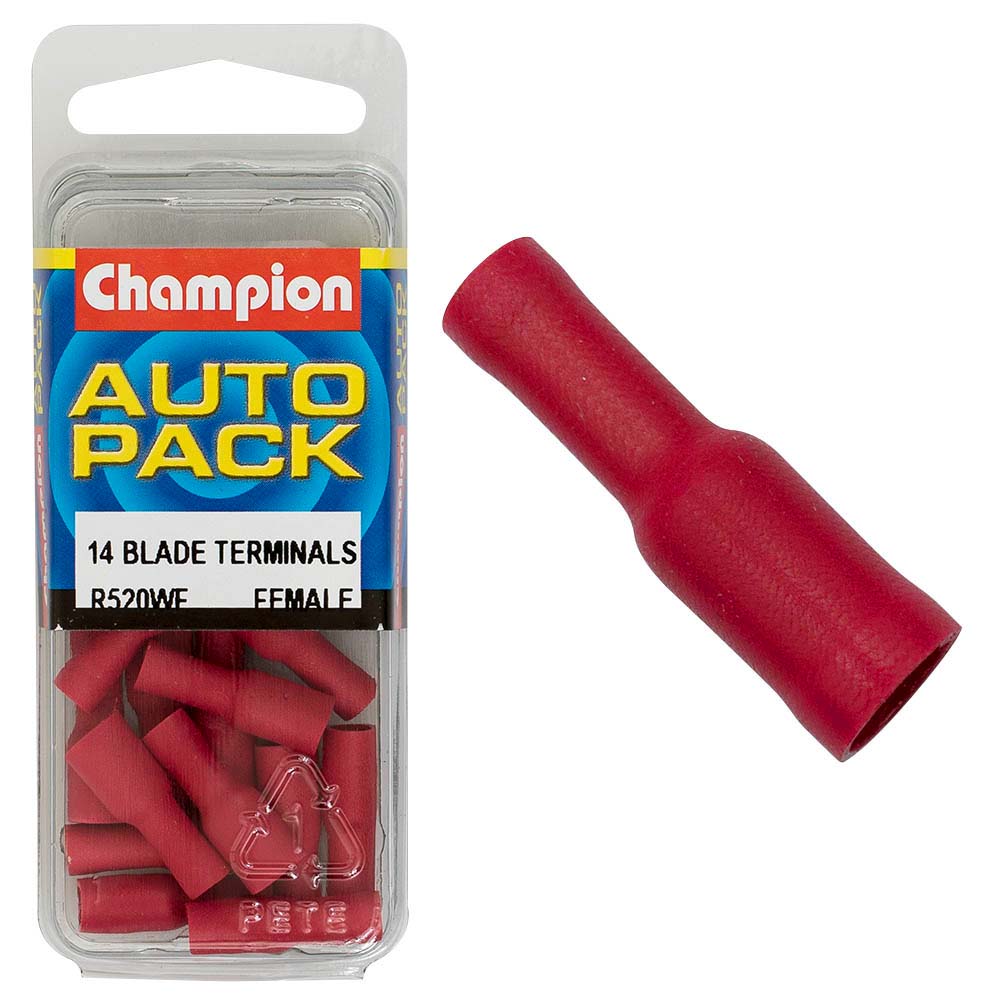 Champion Red Blade Terminal-Female 5mm | ISL