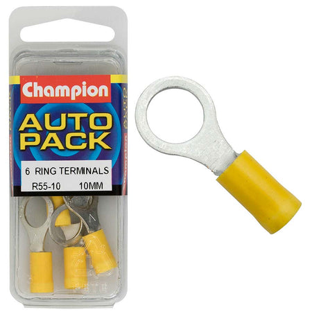 Champion 10mm Yellow Ring Terminal | ISL