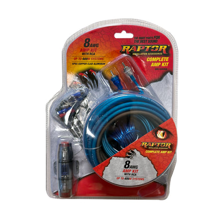 Raptor Amplifier Kit 8ga - Mini Anl Up To 600w Rms Amplifier | Formula