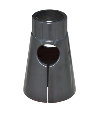 Road flare magnetic mount for cone with steel insert
