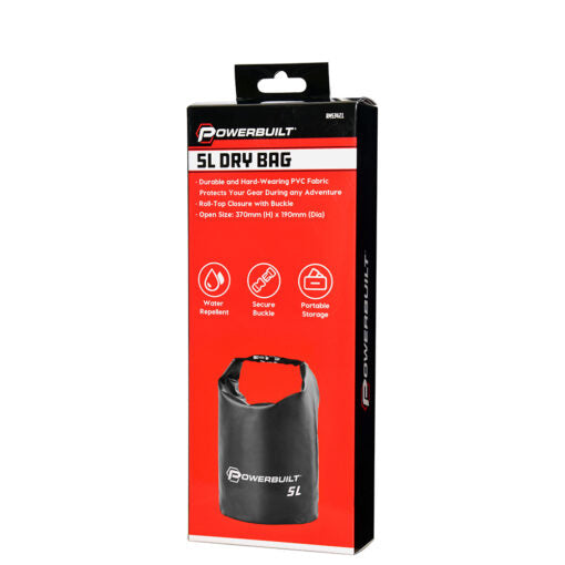 Powerbuilt All-Purpose Dry Bag, 5 Litre | Alltrade