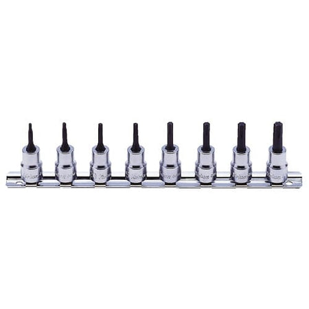 Koken RS3025/8-IP Torx Plus Bit Socket Set on Rail 8pc 3/8"Dr 20IP-55IP | Hobeca