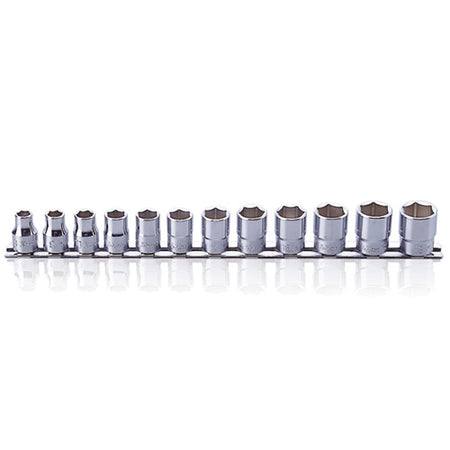 Koken RS3400M Socket Set On Rail 6pt 12pc 3/8 "Dr 8-19mm | Hobeca