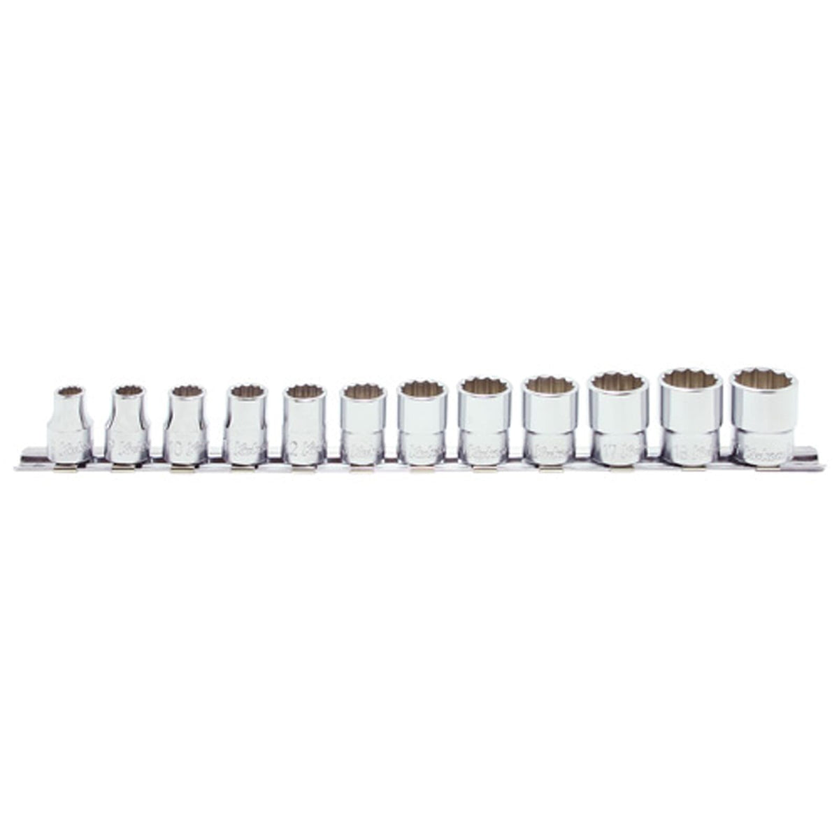 Koken RS3405M Socket Set On Rail 12pt 12pc 3/8 "Dr 8-19mm | Hobeca