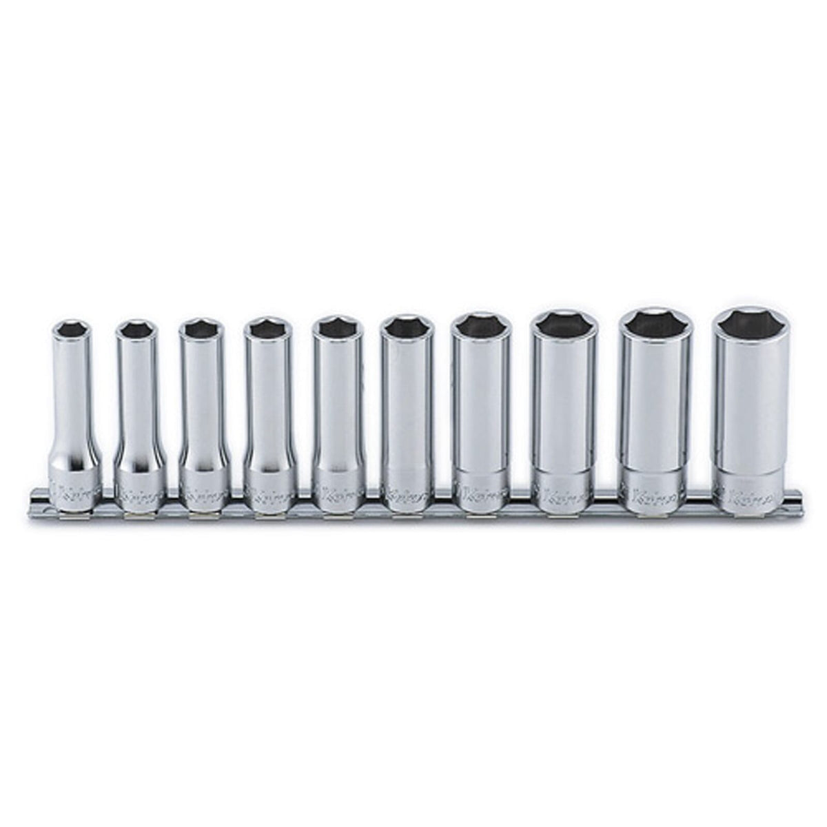 Koken RS4300M Deep Socket Set On Rail 6pt 10pc 1/2 "Dr 10-22mm | Hobeca