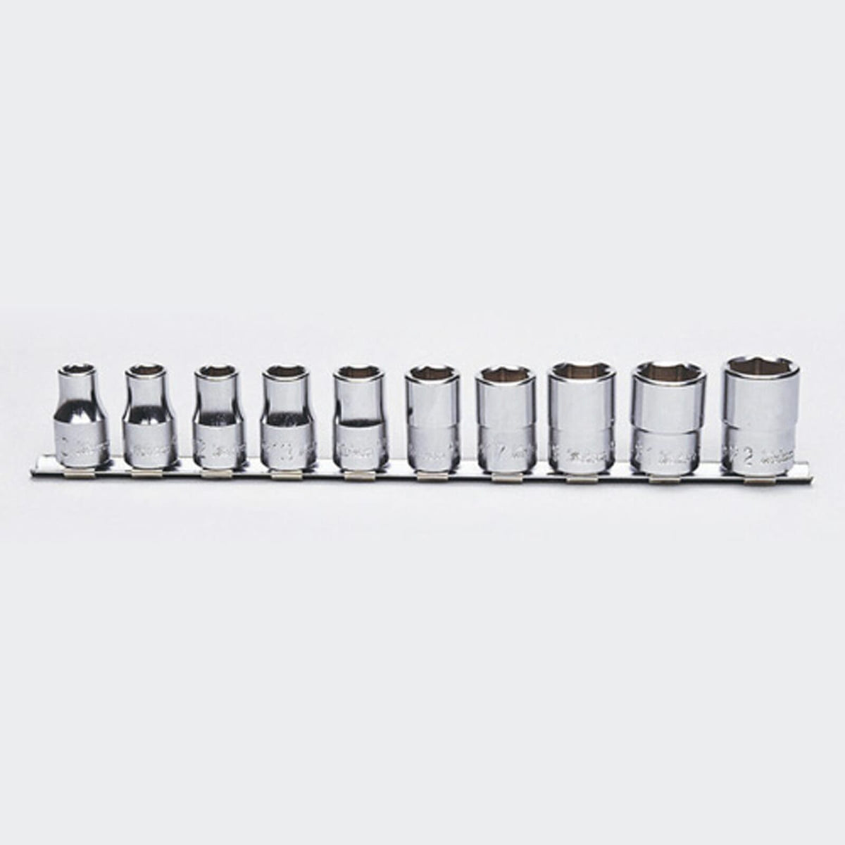 Koken RS4400M Socket Set On Rail 6pt 10pc 1/2 "Dr 10-22mm | Hobeca