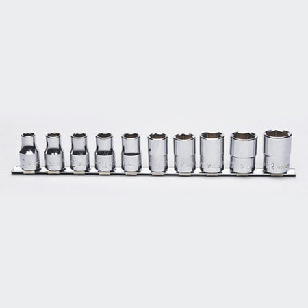 Koken RS4400M Socket Set On Rail 6pt 10pc 1/2 "Dr 10-22mm | Hobeca