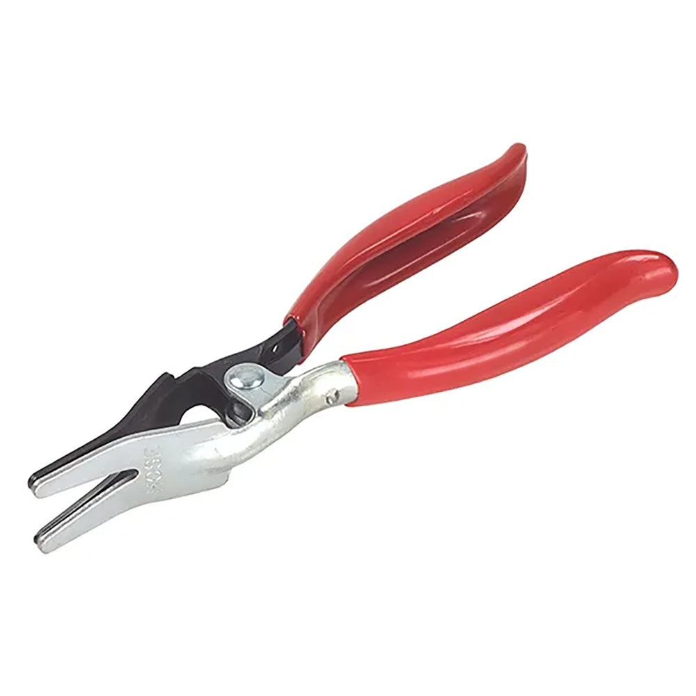 Rytool hose removing pliers with open jaws