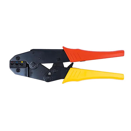 Rytool ratcheting crimping tool with soft vinyl grip