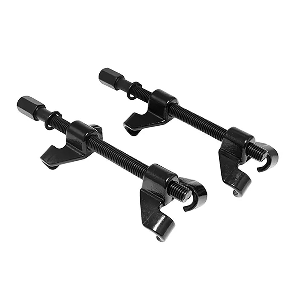 Rytool coil spring compressor with wrap-over jaw design