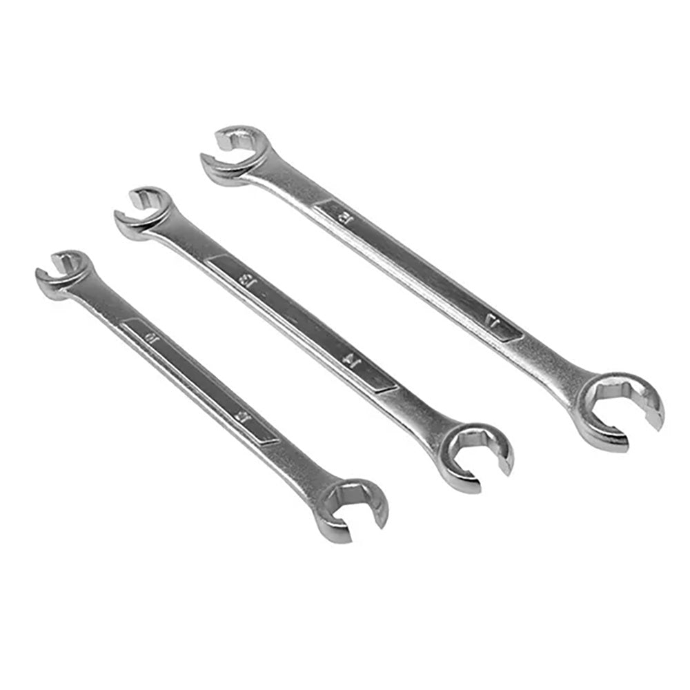 Rytool 3-piece metric flare-nut spanner set with double-ended spanners