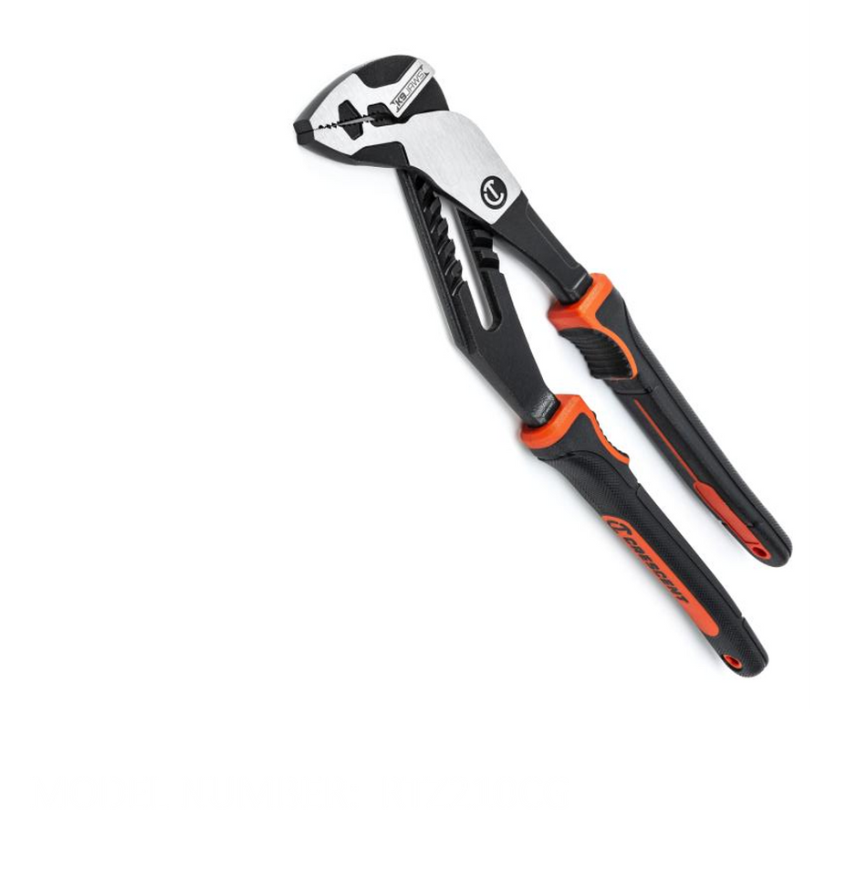 Crescent 250mm/10in. Z2 K9 Straight Jaw Dual Material Tongue & Groove Plier | Accent Tools