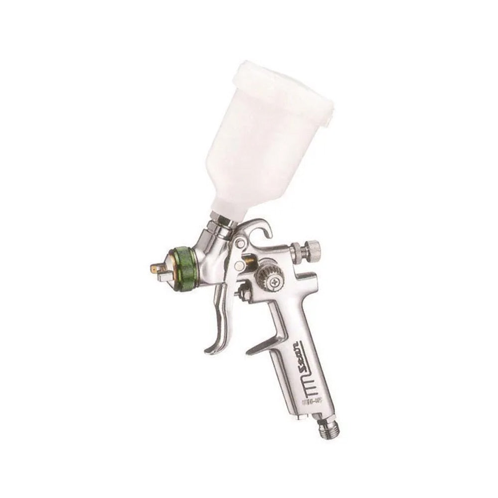 ITM Star Mini Touch-Up Gun gravity feed spray gun with stainless steel pot and 1.0mm nozzle