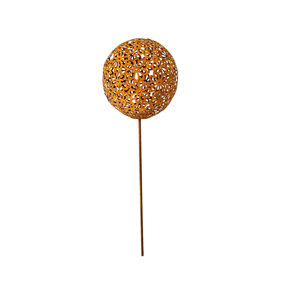 Omni Rustic Floral Sphere With Stake - Large, set of 4