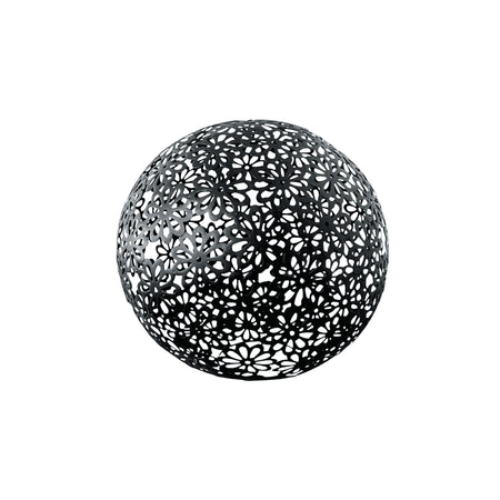 Omni Black Floral Sphere - Extra Large | Hobeca
