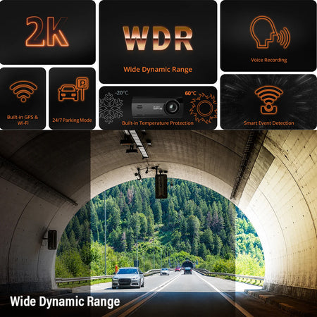 Blackvue Safy 8 Front & Rear Facing 2K + Fhd Dashcam 64 Gb