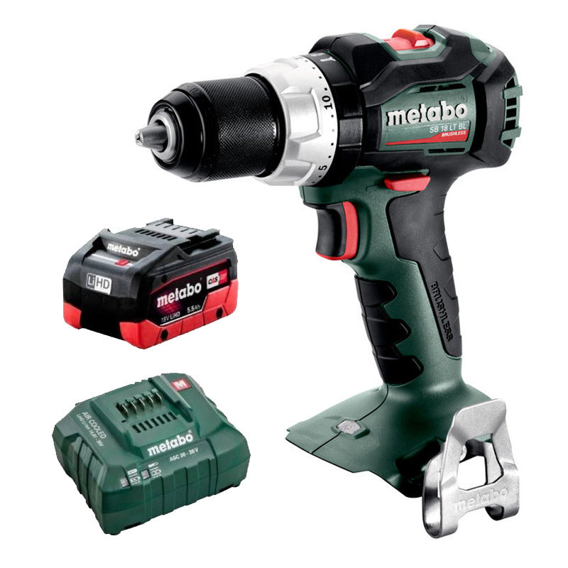 Metabo 18V BRUSHLESS LT Class 75Nm Hammer Drill Kit | Accent Tools