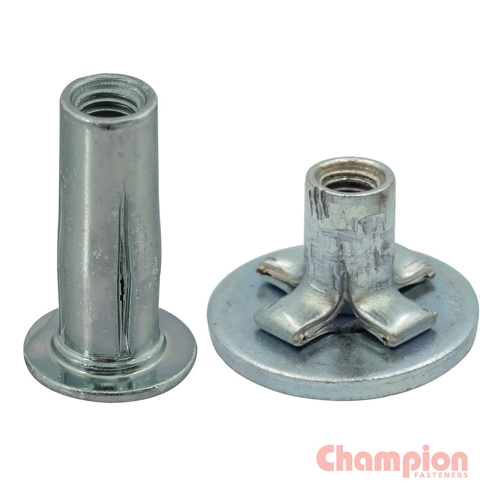 Champion Steel Cross Rivet Nuts - M5 | ISL