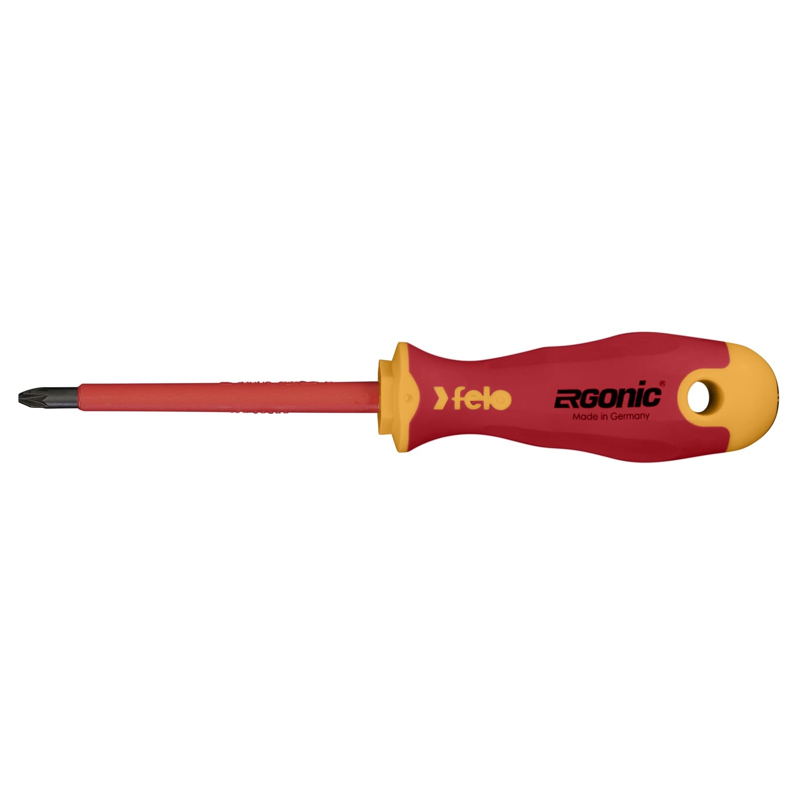 Felo 417 Ergonic Insulated Plus/Minus Screwdriver Size Z2 Hardened Tip | Hobeca