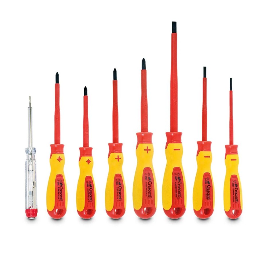Crescent 8Pc 1000V Screwdriver Set | Accent Tools