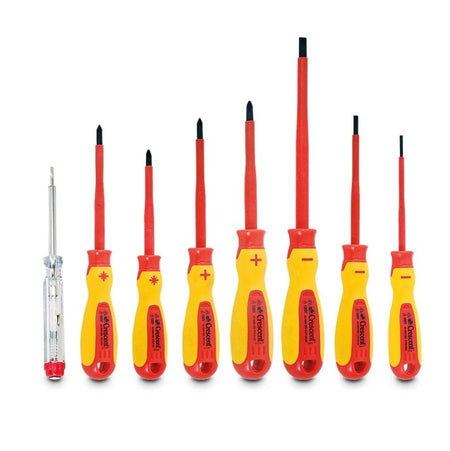 Crescent 8Pc 1000V Screwdriver Set | Accent Tools