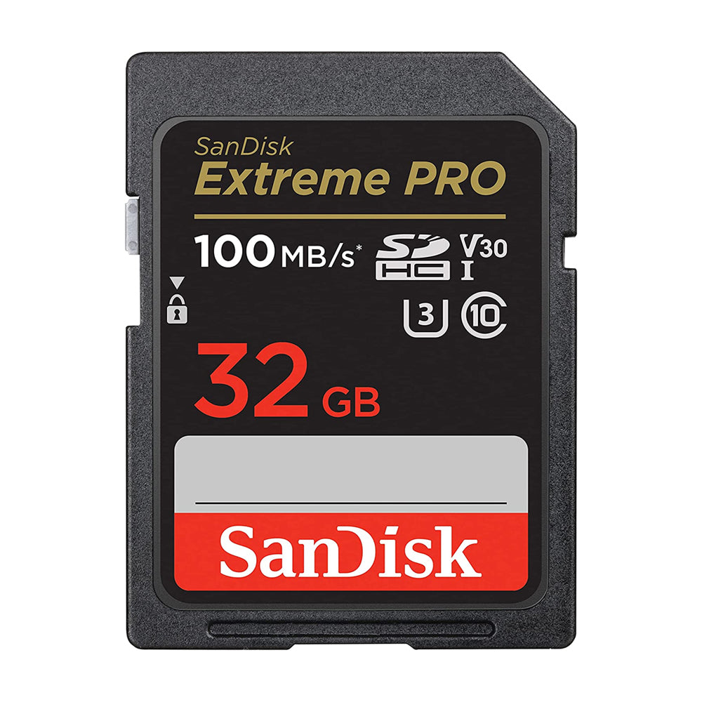 Sandisk Extreme Pro Sdhc 32gb Up To R100mb/S W90mb/S Sd Card Uhs-I V30 | Formula