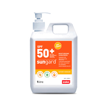 SunGard SPF 50+ sunscreen 1L pump bottle with manuka honey