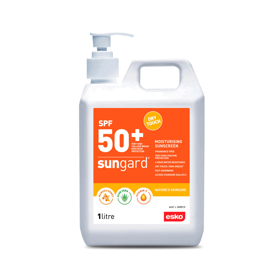 SunGard SPF 50+ Sunscreen with Manuka Honey, 1L Pump Bottle