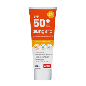 SunGard SPF 50+ Sunscreen 125ml flip-top tube with Manuka Honey