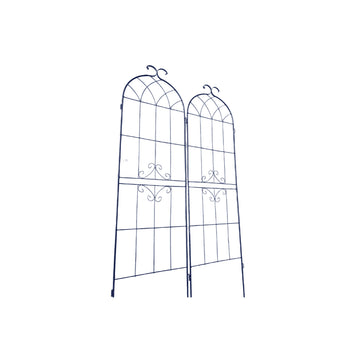 Omni Décor Metal Garden Trellis Black 180cm height