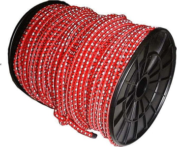 Xcel Shockcord 8mm elastic bungee cord on plastic reel, assorted colours