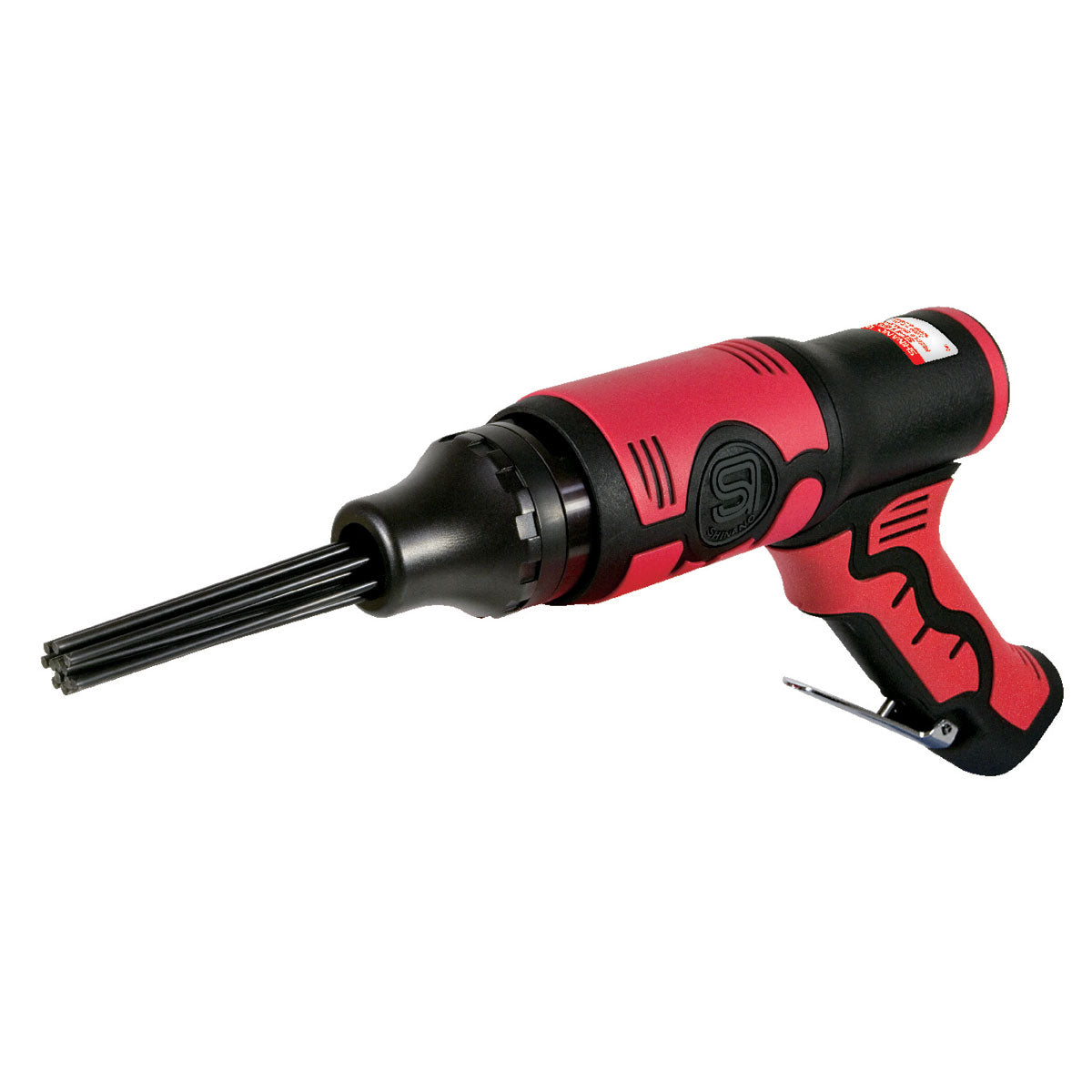 Shinano pistol grip needle scaler with rubber grip handle