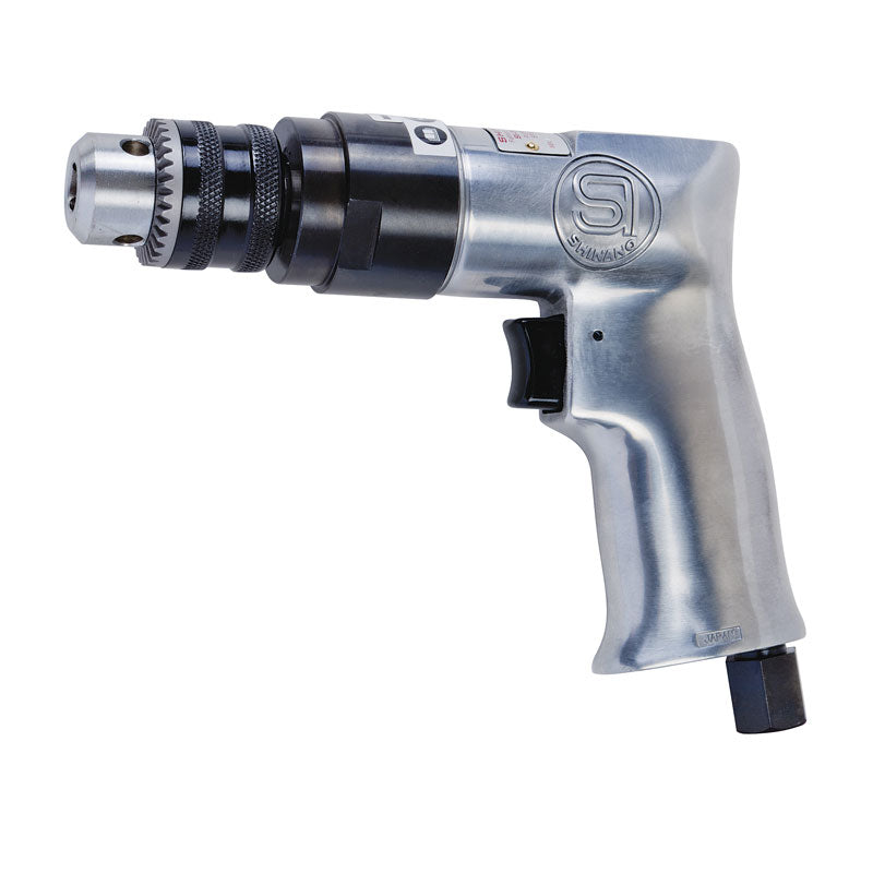 Shinano 10mm geared pistol grip drill, compact design