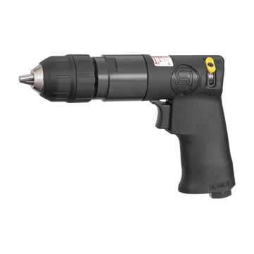 Shinano 10mm heavy duty reversible drill with keyless chuck and composite body
