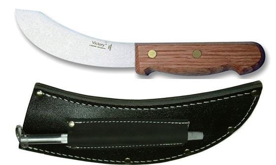 Xcel Shepherd Set with Wood Handle Knife/Sheath/Ring Steel | Hobeca