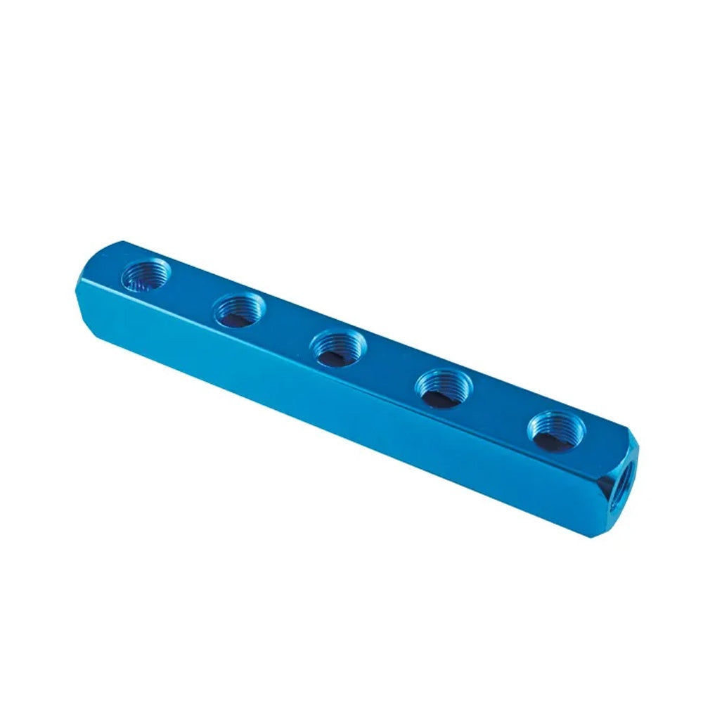 THB 5-way pneumatic manifold without couplers