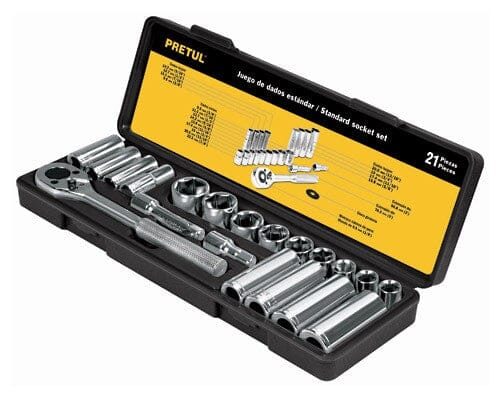 Pretul Socket Set 3/8"Drive - Metric 21-pce