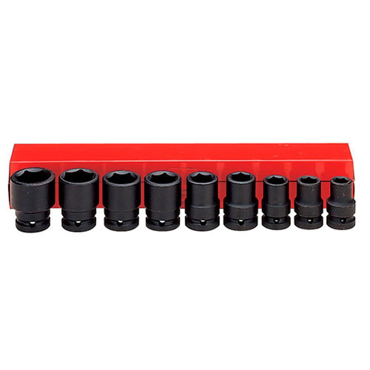 AmPro Air Impact Socket Set 1/2" Dr 3/8"-7/8" SAE 9pc – AmPro 9PC 1/2" Dr Air Impact Socket Set (SAE) | Hobeca