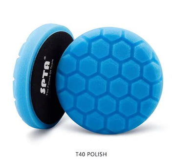 Foam Pad Hook & Loop T40 Polish Blue