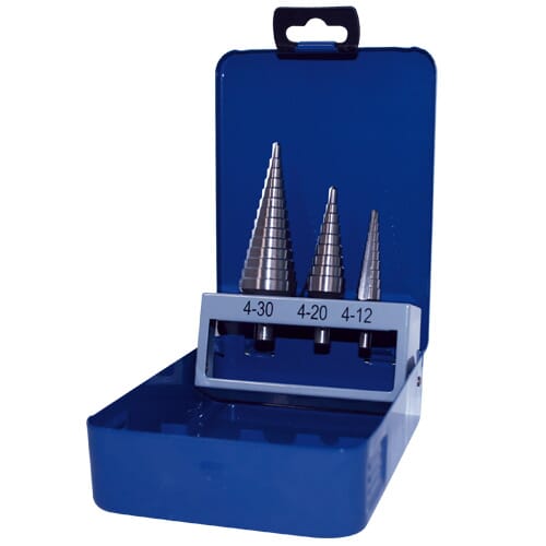 Rex-Plus HSS Step Drill Set 3pc | Hobeca