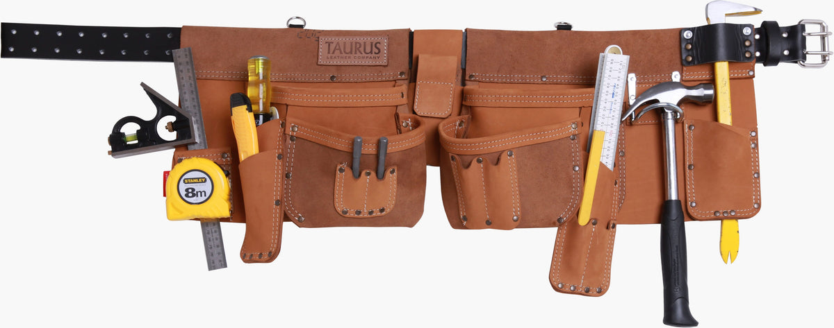 Taurus Leather Heavy Duty Super Yankee Apron L/H Barley | Hobeca