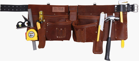 Taurus Leather Heavy Duty Super Yankee Apron L/H Brown | Hobeca