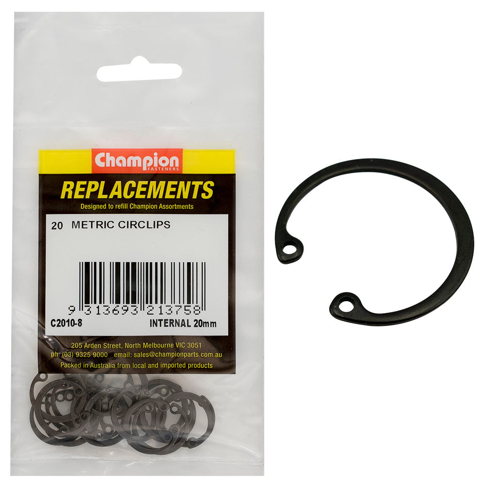 Champion 20mm internal Circlip -20pk | ISL